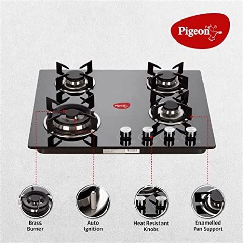pigeon gas stove 4 burner